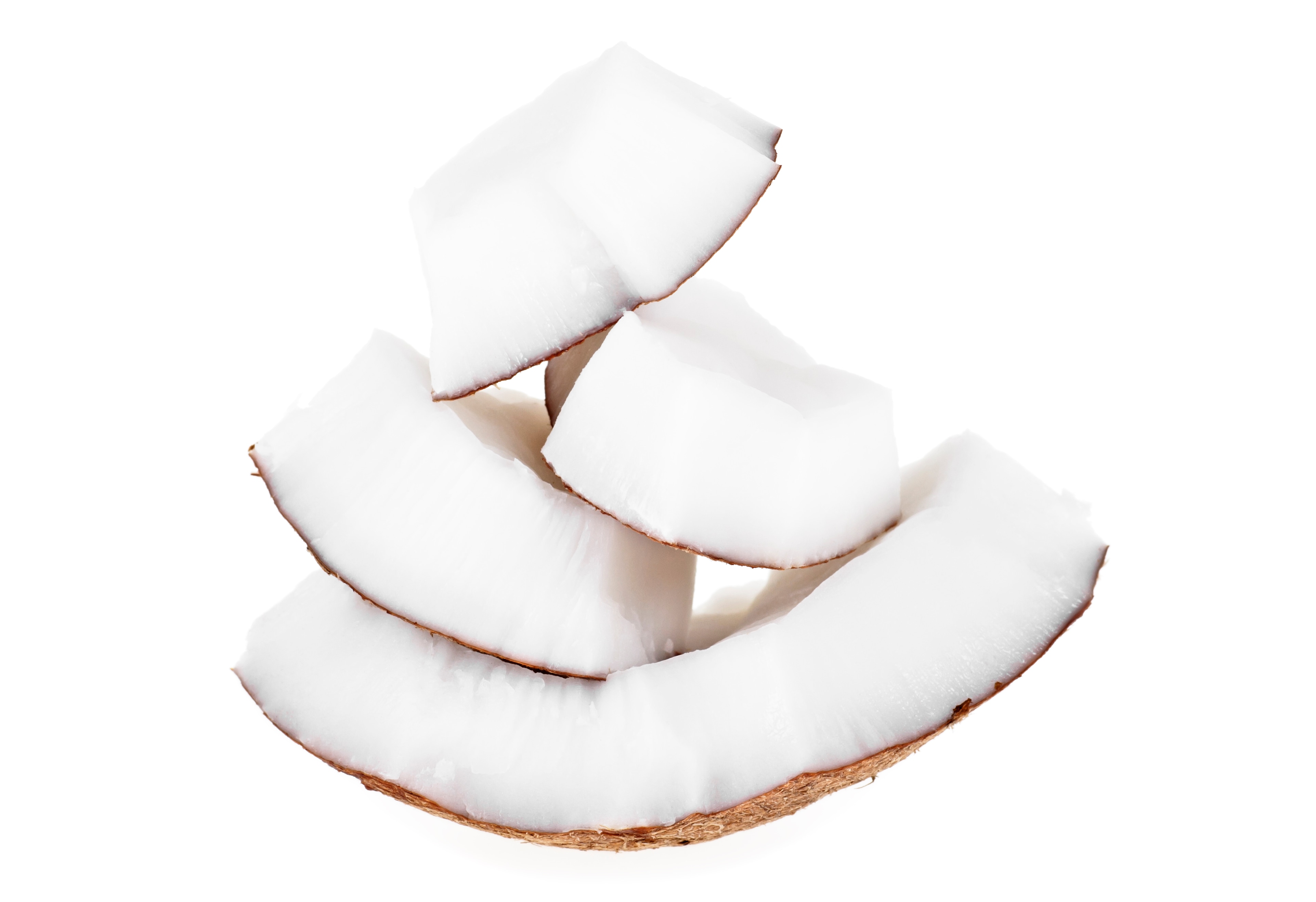 Pachnący, biały kokos